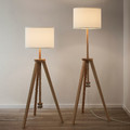 LAUTERS Floor lamp, ash, white