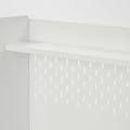 BERGLÄRKA Desk top and shelf, white, 120x70 cm