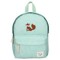 Kidzroom Children's Backpack Paris Tattle And Tales Fox Charlie, mint green