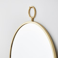 GRYTÅS Mirror, gold-colour, 25 cm