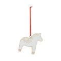 Christmas Hanging Decoration Horse, white