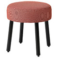 MÖRTFORS Pouffe, Diseröd red, 47x47 cm