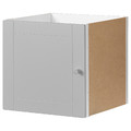 KALLAX Insert with door, grey, 33x33 cm