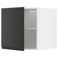 METOD Top cabinet for fridge/freezer, white/Upplöv matt anthracite, 60x60 cm