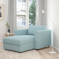 VIMLE Chaise longue, Saxemara light blue