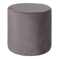 Pouffe Ejby Velvet, grey