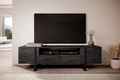 TV Cabinet Verica 200 cm, charcoal/black legs