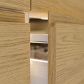 VOXTORP Drawer front, oak effect, 80x20 cm