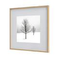 GoodHome Aluminium Picture Frame Banggi 30 x 30 cm, wood effect
