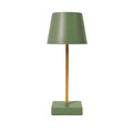 LED Lamp Blanca, touch contro, battery-operated, green