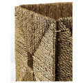 KNIPSA Basket, seagrass, 32x33x32 cm
