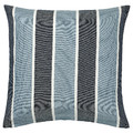 KORALLBUSKE Cushion cover, dark blue light blue/stripe pattern, 50x50 cm