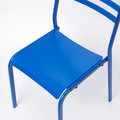 GENESÖN Chair, metal/blue