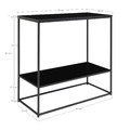 Console Table Vita, black