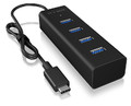 Icy Box Type-C™ to 4 port USB 3.0 Hub IB-HUB1409-C3