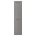 GRIMO Door with hinges, grey, 50x229 cm