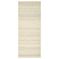 TIDTABELL Rug, flatwoven, beige, 80x200 cm