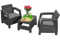 Garden Furniture Set CORFU WEEKEND, graphite