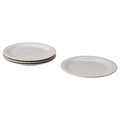 SANDSKÄDDA Plate, light grey-beige, 26 cm