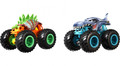 Hot Wheels Monster Trucks Vehicle 2-pack 1:64 FYJ64, 1pc, assorted colours, 3+