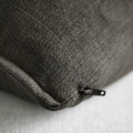 LAGERPOPPEL Cushion cover, anthracite, 40x58 cm