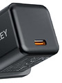 Aukey Mini Wall Charger EU Charger PA-F5 OEM 1xUSB-C 20W PD, black