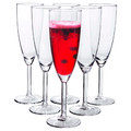 SVALKA Champagne flute, 6 pack