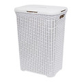 Curver Laundry Basket Natural Style 60l, off-white