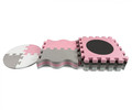 Milly Mally Floor Mat Puzzle Jolly Pink Grey 10m+