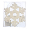 Christmas Decoration Snowflake 19-23cm 2pcs, assorted