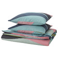 SVALSTJÄRTAR Duvet cover and 2 pillowcases, multicolour, 200x200/50x60 cm