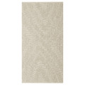 FULLMAKT Rug flatwoven, in/outdoor, beige/mélange, 80x150 cm