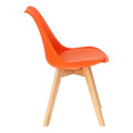 Dining Chair Norden Cross PP, orange