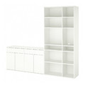 VIHALS Storage combination, white, 235x37x200 cm