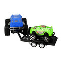 SUV Big Foot & Trailer with Sports Car 3+