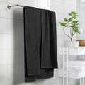 GULVIAL Bath sheet, black, 100x150 cm