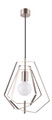 GoodHome Pendant Lamp Nedoki E27, silver