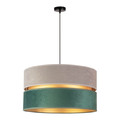 Pendant Lamp Goldie Duo 1 x E27, green