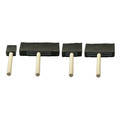 Sponge Brushes Flat 4pcs