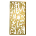 Metal Wall Decoration Rawdat 90x45cm, gold