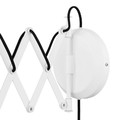 GoodHome Wall Lamp Yarra 1-p E27, white