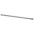 FJÄDRANDE Curtain rod, black, 70-120 cm