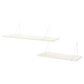 BERGSHULT / PERSHULT Wall shelf combination, white, white, 120x30 cm