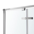 GoodHome Shower Enclosure Cabin Ezili 80 x 80 cm, chrome/transparent