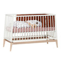 LEANDER Baby Cot LUNA™ 0-3y, White/Oak