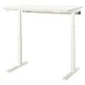 MITTZON Desk sit/stand, electric white, 120x80 cm