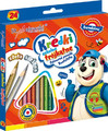 Bambino Triangular School Pencils 24 Colours