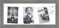 Collage Frame for Photos 20 x 50 cm, string, grey