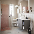 OPPEJEN Shower enclosure with 2 doors, 86x86x202 cm