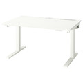 MITTZON Desk sit/stand, electric white, 120x80 cm